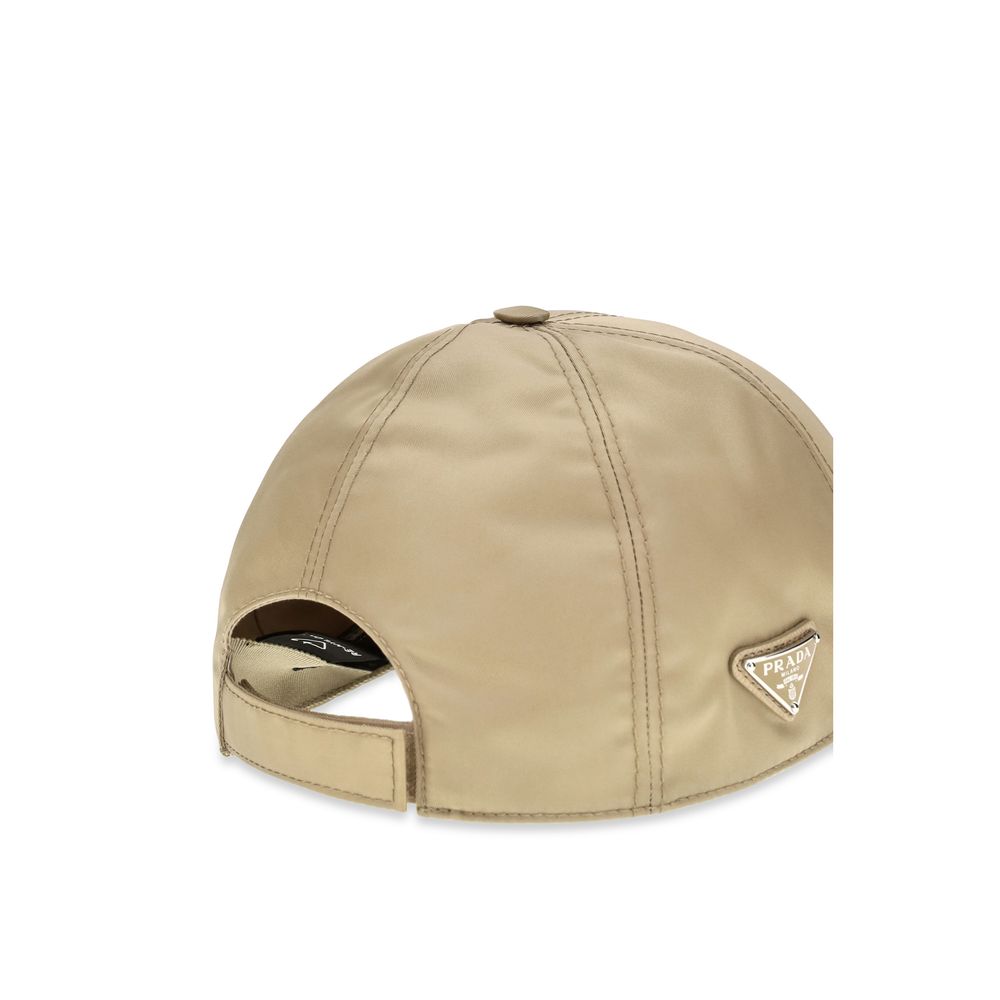 Prada Beige Polyamide Baseball Cap