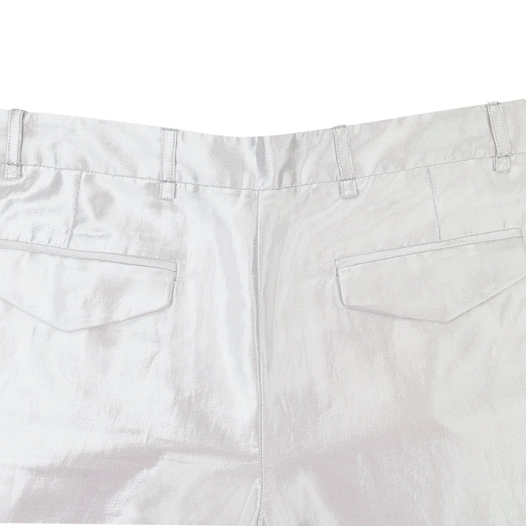 DEMEULEMEESTER STRAIGHT SILVER MEN'S CASUAL PANTS