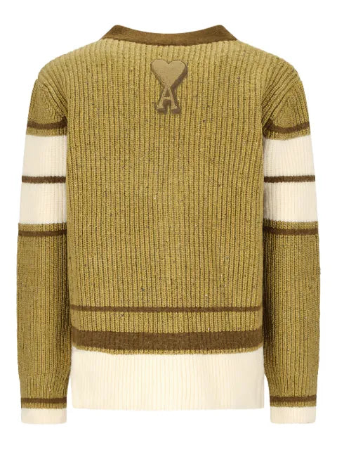 AMI Paris College V-neck cardigan