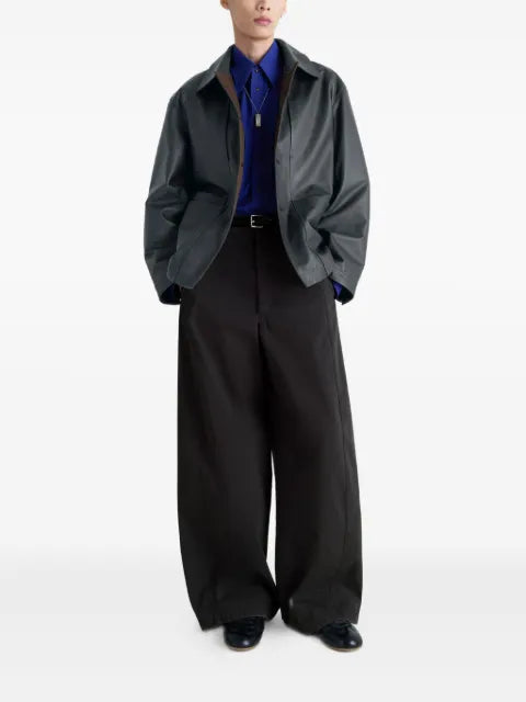 LEMAIRE  buttoned leather jacket