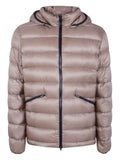 Herno hooded zip padded jacket