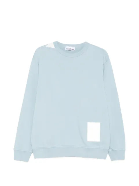 Stone Island 6100055 cotton fleece S.I. Marina sweatshirt