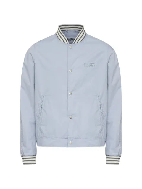 MM6 Maison Margiela washed cotton varsity jacket