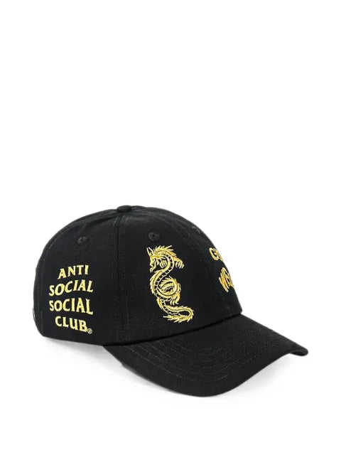 Anti Social Social Club dragon-embroidered baseball cap