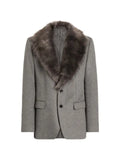 Dolce & Gabbana single-breasted cashmere jacket
