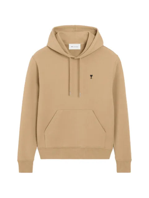 AMI Paris cotton hoodie with Ami de Coeur