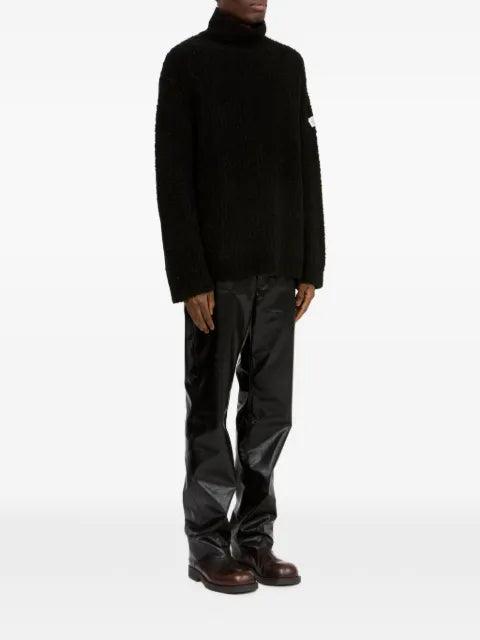 MM6 Maison Margiela bouclé high-neck sweater