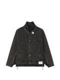 FIVE CM quilted panelled denim jacket