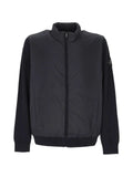 Ecoalf logo-patch panelled jacket