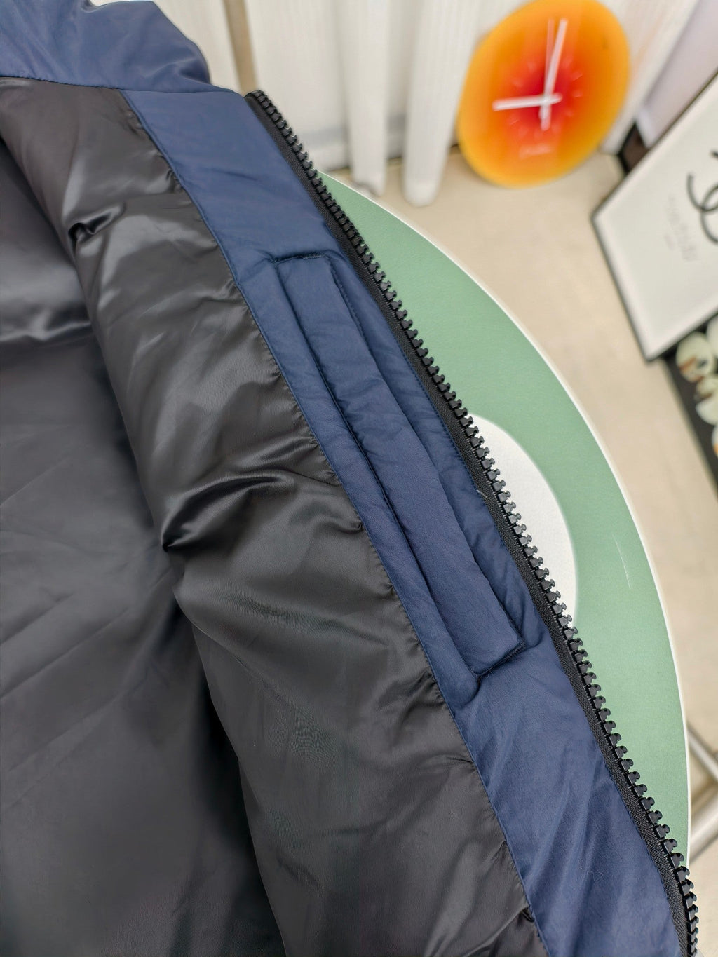 Canada Goose Arctic Program Navy Blue Down Vest with Reflective Detail