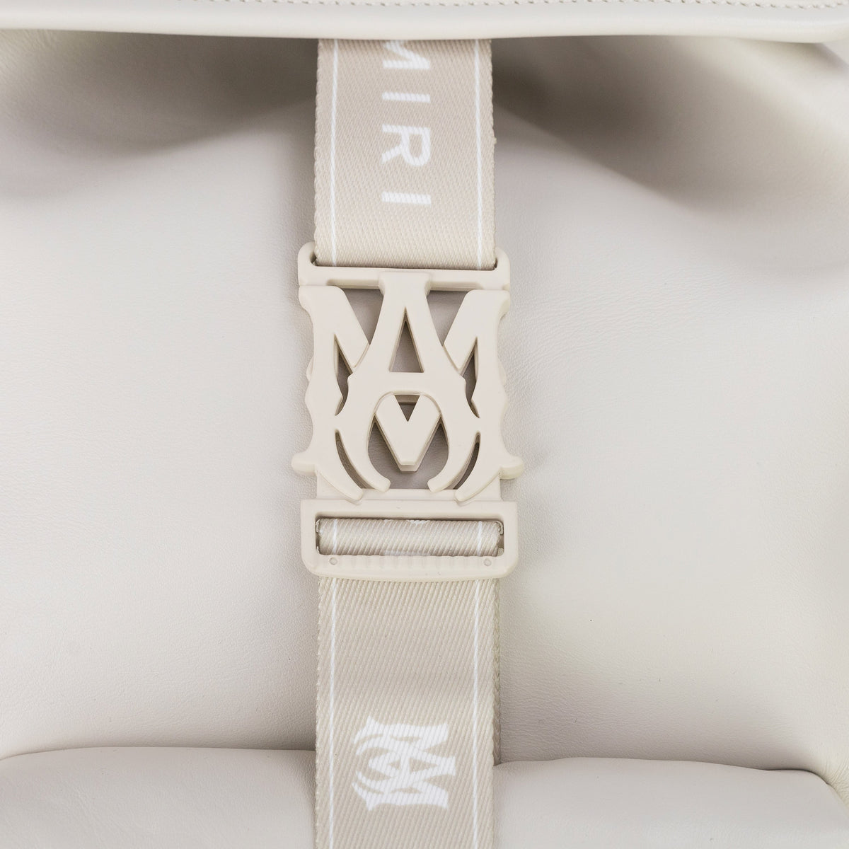Alabaster Nappa Logo Embroidery Rucksack