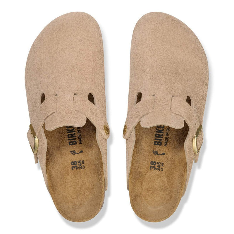 Unisex Birkenstock Boston Suede Leather Sandcastle (1030855)
