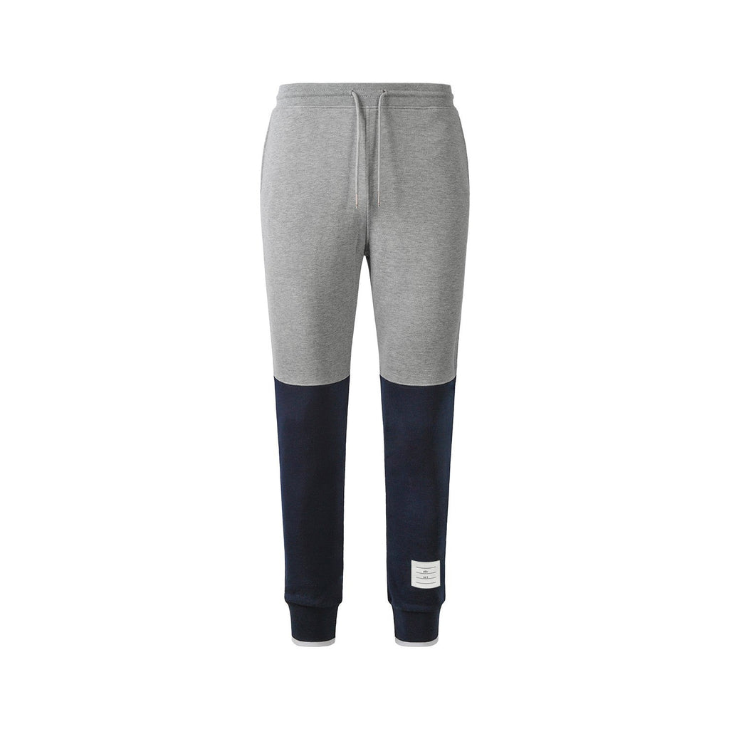 Thom Browne Style Unisex Casual Sweatpants with Signature Four-Bar Detail