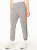 5 STRIPE SWEATPANT GREY