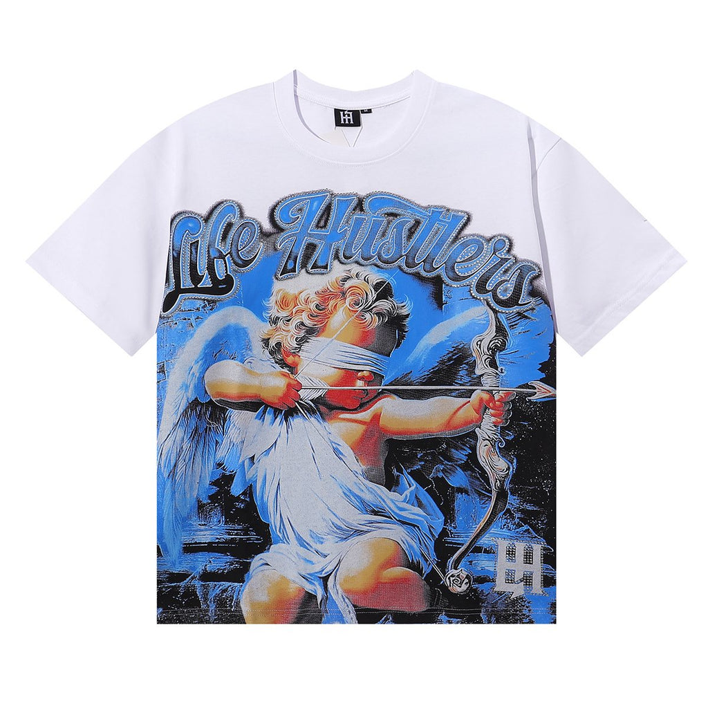 Life Hustlere Masked Angel Archer Graphic T-Shirt