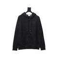 Brand Zip Up Hoodie With Check Hood Black Archive Beige