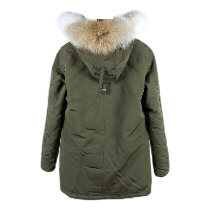 Canada Goose Chateau Fur-Trim Down Parka – Military Green
