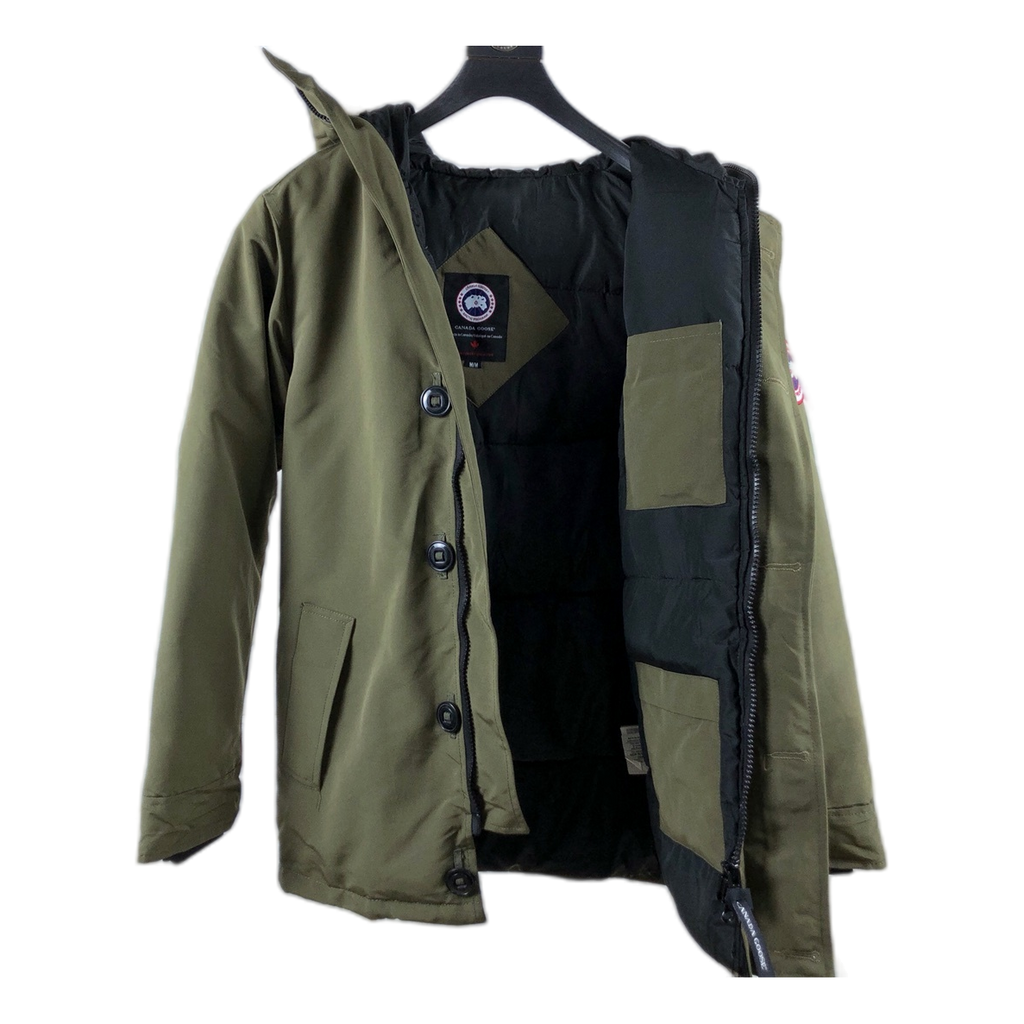 Canada Goose Chateau Fur-Trim Down Parka – Military Green