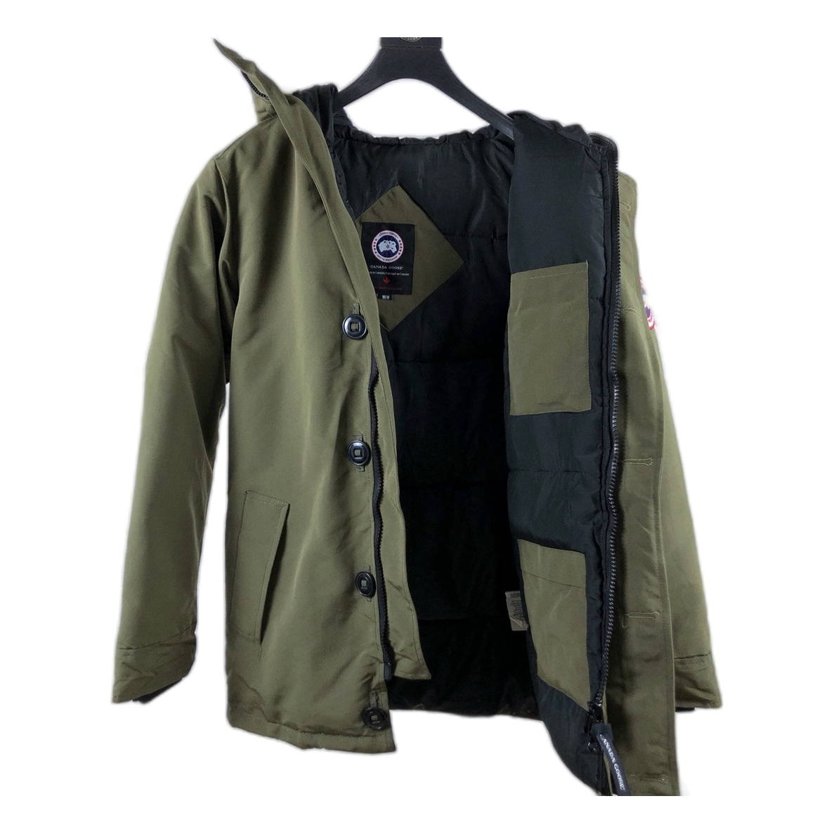Canada Goose Chateau Fur-Trim Down Parka – Military Green