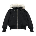 Moose Knuckles Men's Original Ballistic Shearling-Trim Bomber – Black
