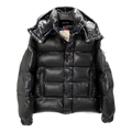 Moncler Maya 70th Anniversary Glossy Hooded Down Puffer Jacket