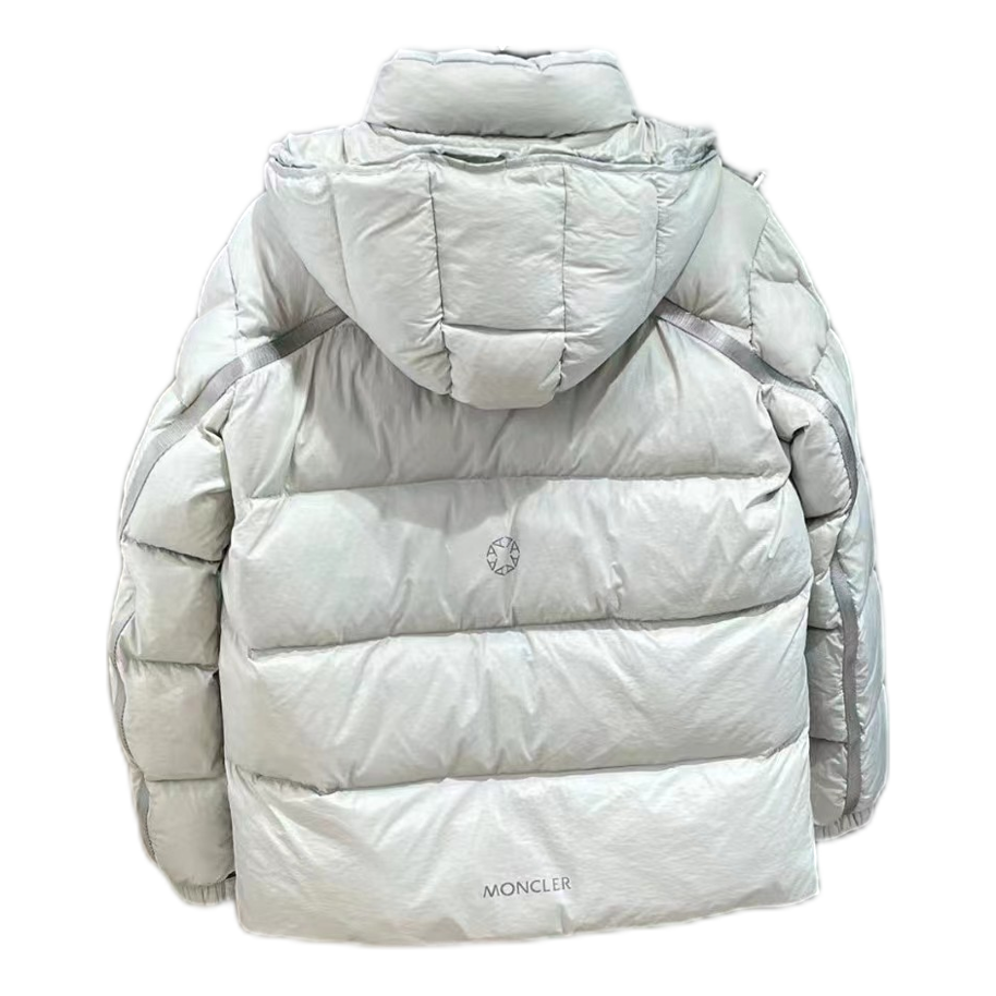 Moncler Double-Zip Hooded Down Puffer Jacket – Off White