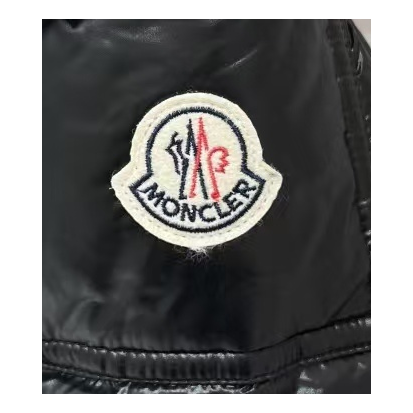 Moncler Narrow-Quilt Fur-Trim Hooded Long Down Puffer Coat – Black
