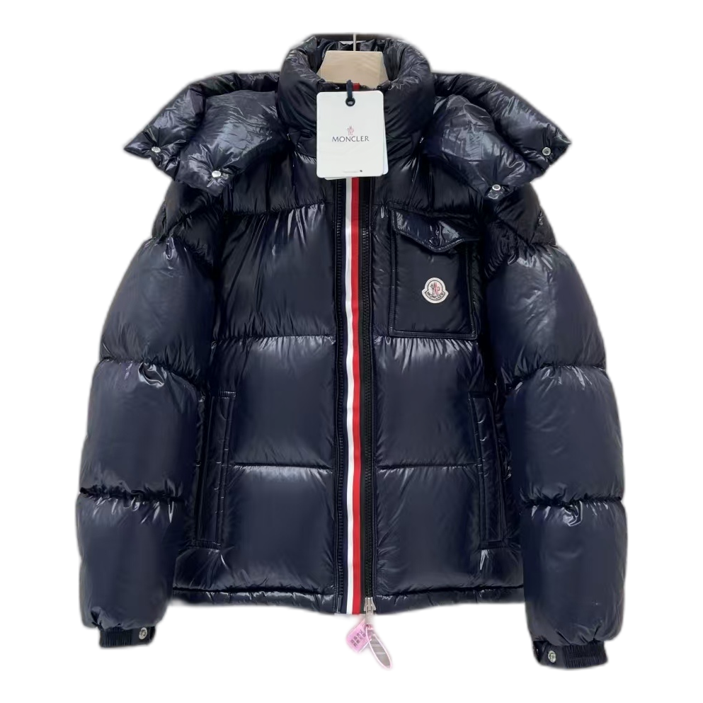 Moncler Montbeliard Hooded Down Puffer Jacket – Navy
