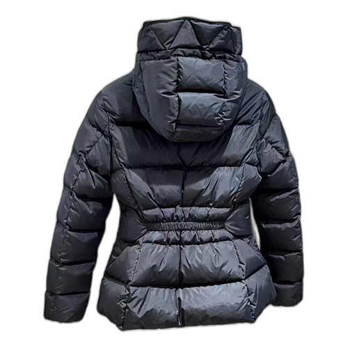 Moncler Drawstring-Hood Fitted Down Puffer Jacket