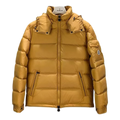 Moncler Maya Hooded Down Puffer Jacket – Yellow