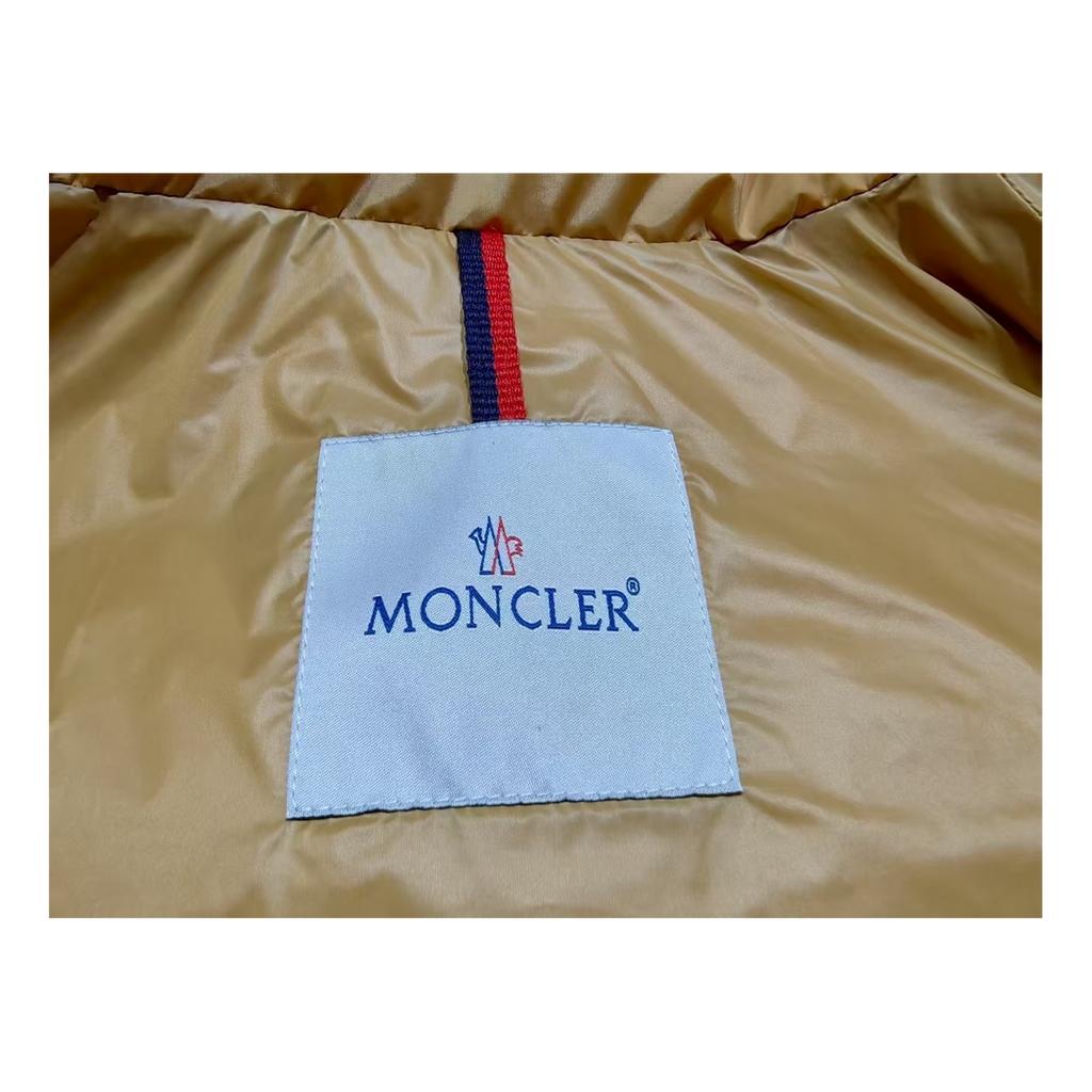 Moncler Maya Hooded Down Puffer Jacket – Yellow