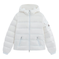 Moncler Gles Fitted Hooded Down Puffer Jacket