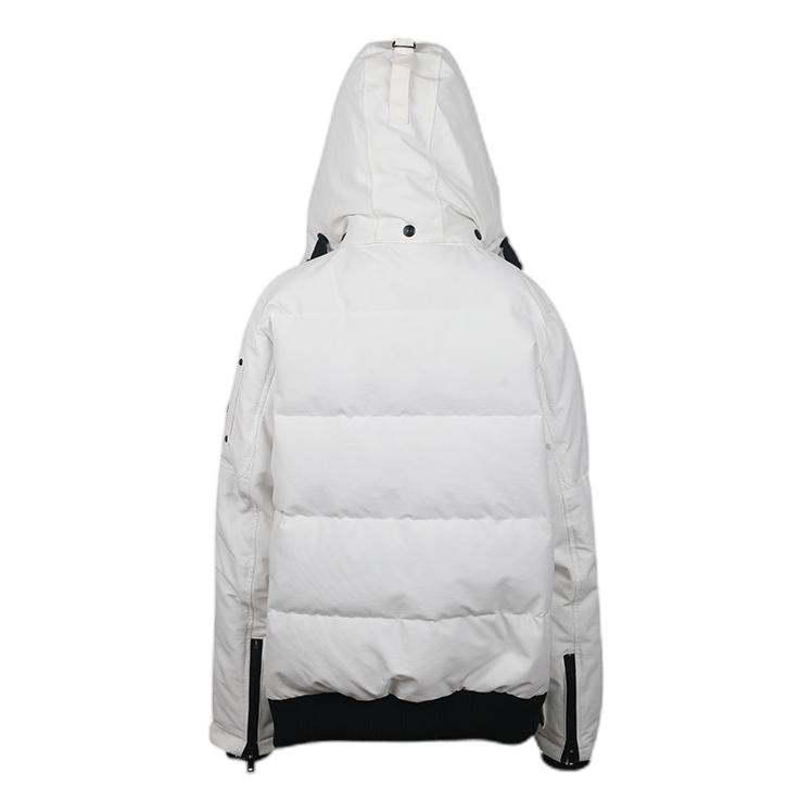 Moose Knuckles Contrast-Pocket Hooded Down Winter Parka