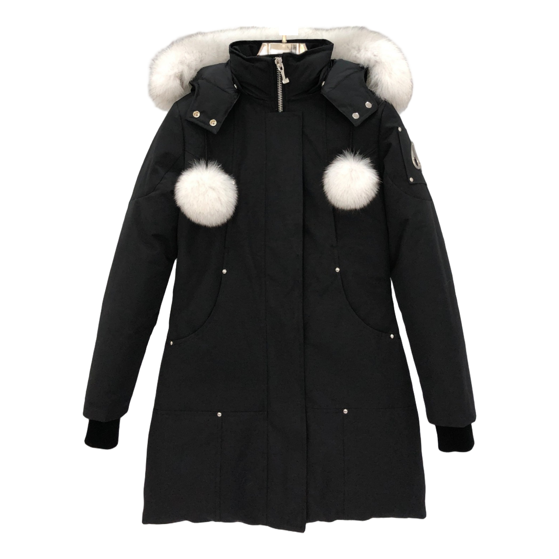 Moose Knuckles Stirling Parka – White Fur Trim