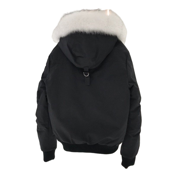 Moose Knuckles Ballistic Fur-Trim Down Bomber Jacket