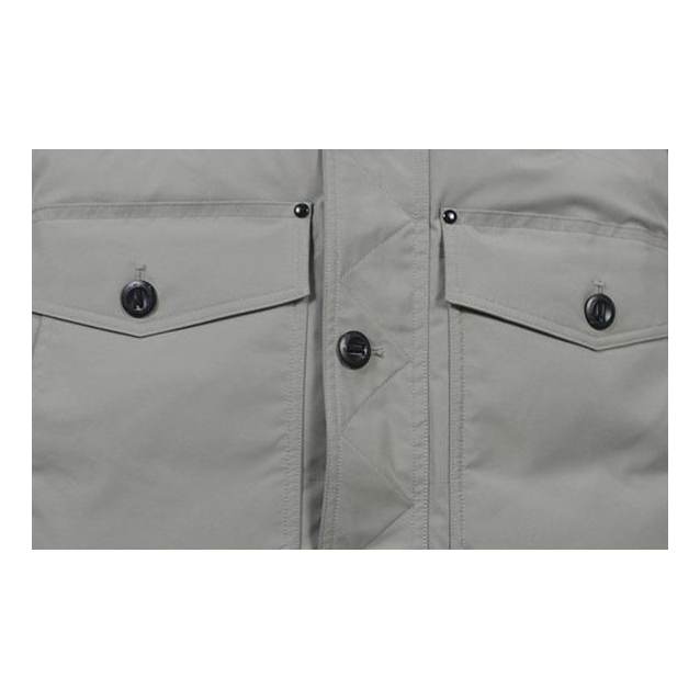 Moose Knuckles Four-Pocket Fur-Trim Quilted Down Jacket