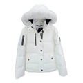 Moose Knuckles Chest-Zip Fur-Trim Hooded Down Puffer Jacket