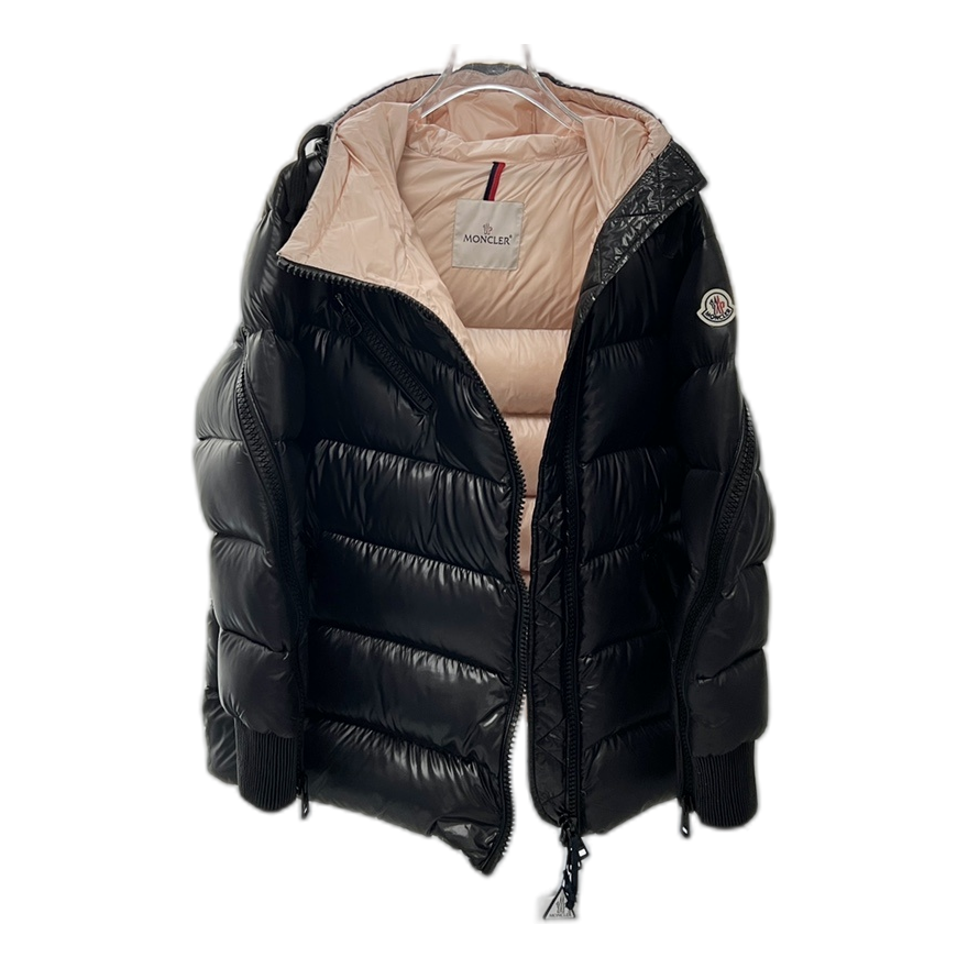 Moncler Liriope Asymmetric-Zip Hooded Down Puffer Jacket