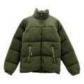 The North Face Fleece-Panel Stand-Collar Puffer Jacket – Olive