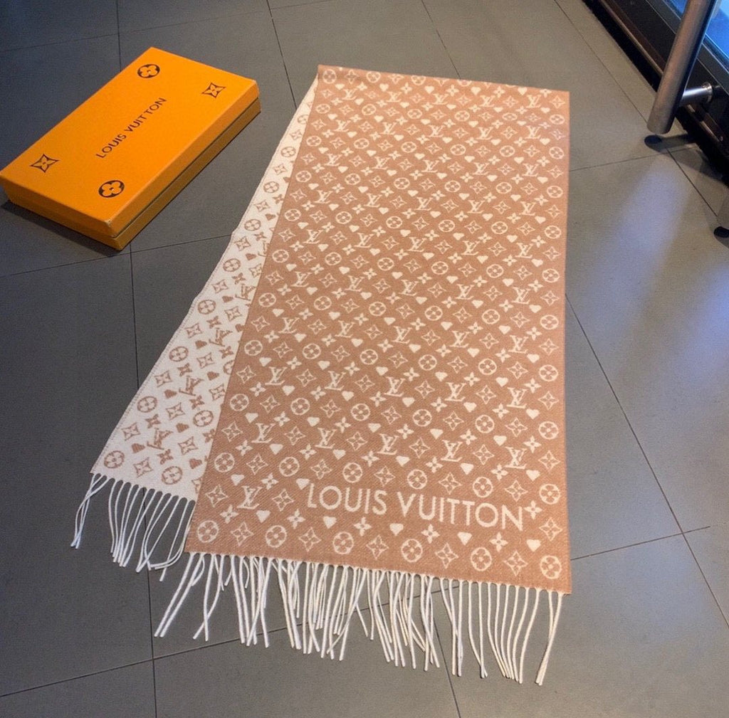 Louis Vuitton Reversible Monogram-Inspired Scarf