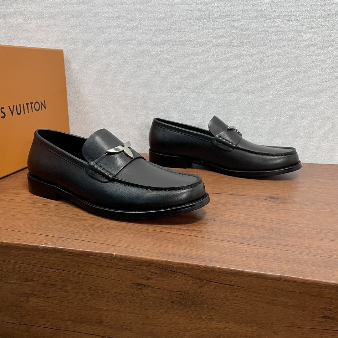 Louis Vuitton Major Black Loafers