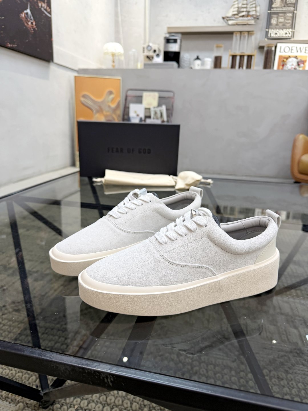 Fear of God Thick-Sole Low-Top Sneakers