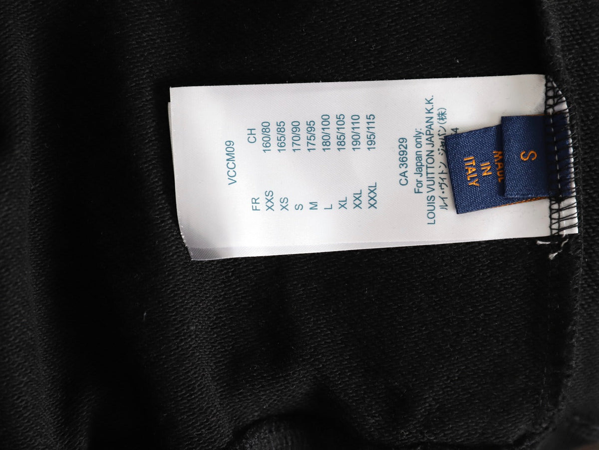 Louis Vuitton Gradient Monogram-Style Pullover Hoodie - Black