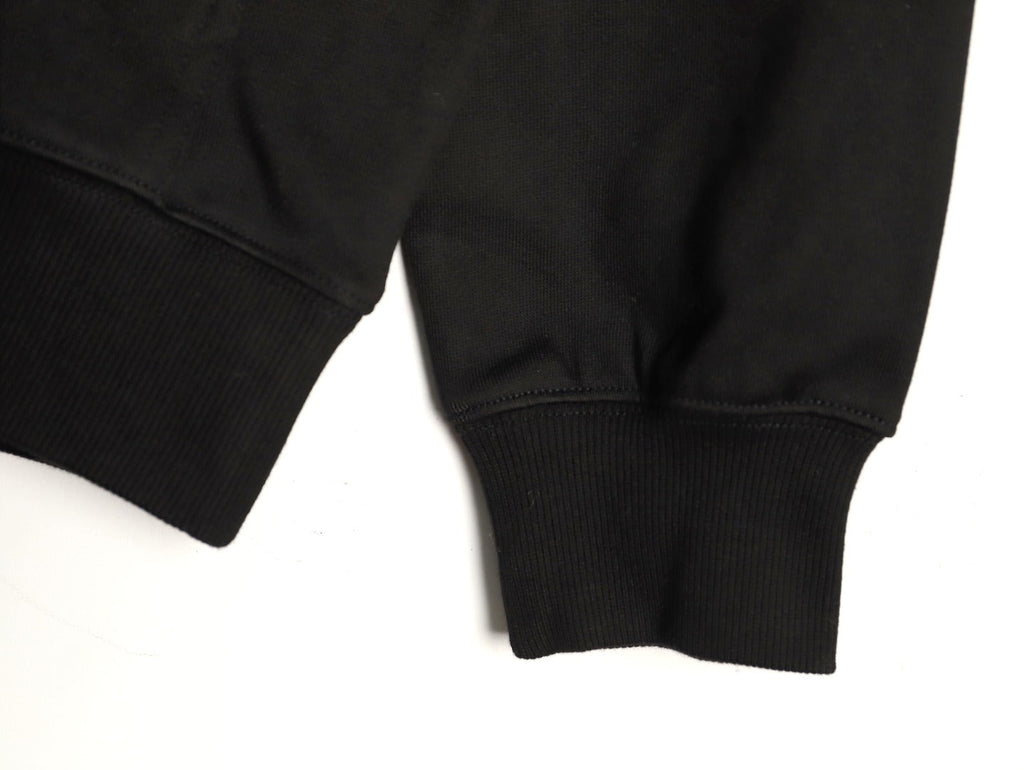 Burberry Equestrian Emblem Pullover Hoodie - Black